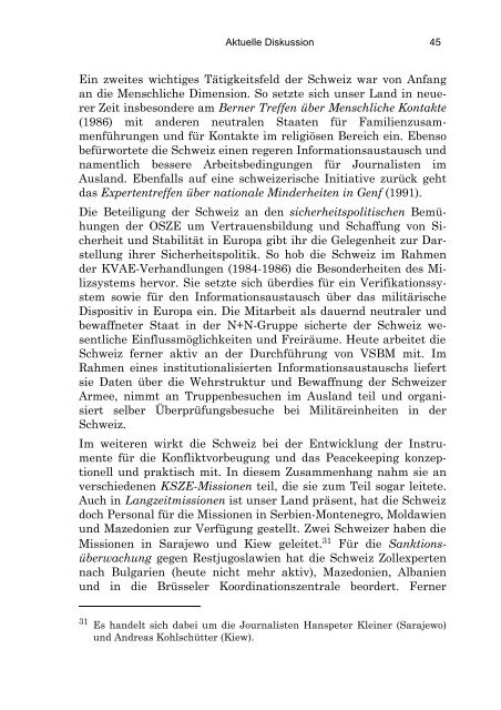 German (PDF) - Center for Security Studies (CSS) - ETH Zürich