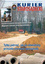 nr 175/176 kwiecieÅ 2007 - Kurier StarosÄdecki