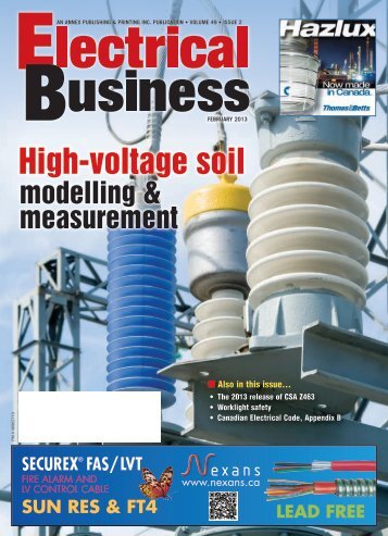 High-voltage soil - Electrical Business Magazine