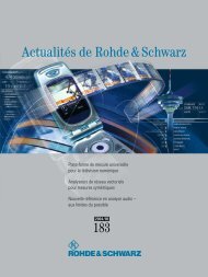 franÃ§ais - Rohde & Schwarz International