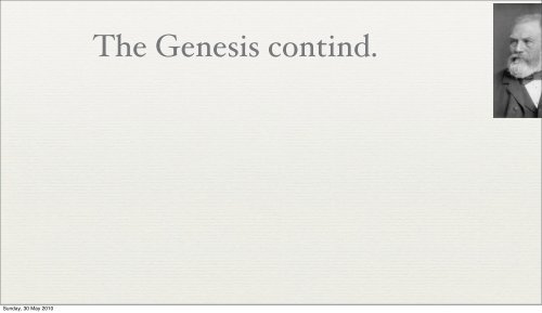 The Origins and the Division thereof.