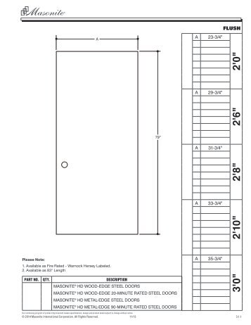 MasoniteÂ® HD Steel Door (6'8