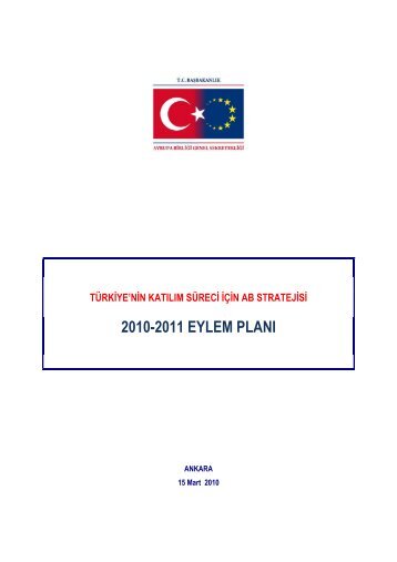2010-2011 eylem planı - Avrupa Birliği Bakanlığı