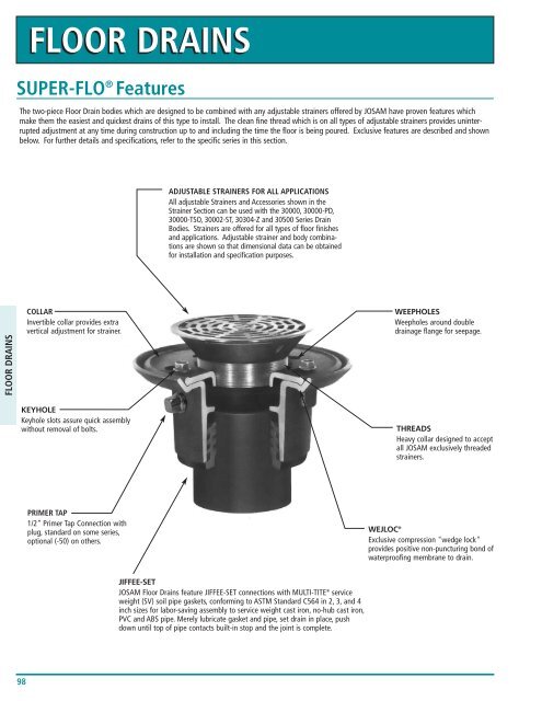 Josam Floor Sink Bruin Blog