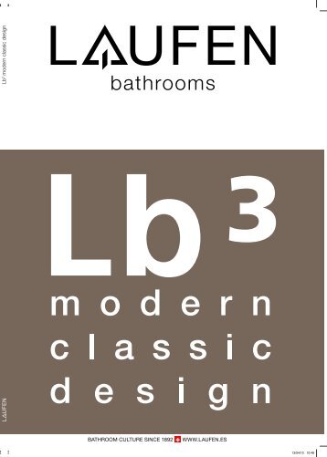 Lb modern classic design BATHROOM CULTURE SINCE 1892 ...