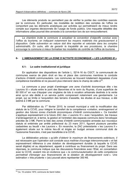 Rapport d'observations dÃ©finitives (PDF, 1,21 MB) - Cour des comptes