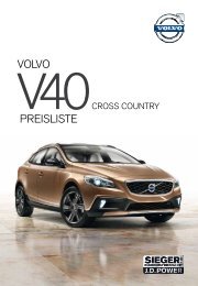 Volvo V40 Cross Country Preisliste - Autohaus Kohler GmbH