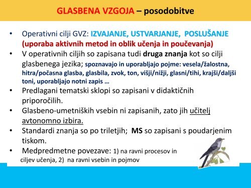 Posodobitev UN za 1. in 2. triletje (Sandra MrÅ¡nik) - Zavod RS za ...