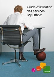 Guide d'utilisation des services 'My Office' - Mobistar