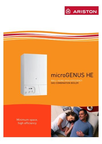 Ariston Micro Genus HE Combi 24,28,32 Brochure - BHL.co.uk