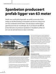 Spanbeton produceert prefab ligger van 63 meter - Wapening in Beton