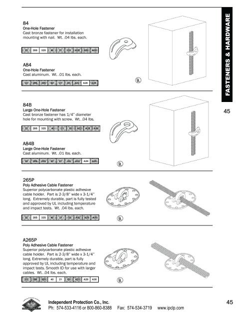 Download the Catalog (PDF) - Independent Protection Company, Inc.