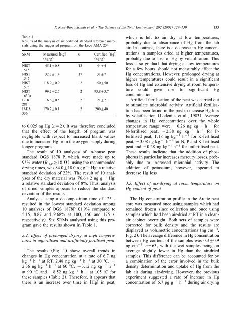 FATE OF MERCURY IN THE ARCTIC Michael Evan ... - COGCI