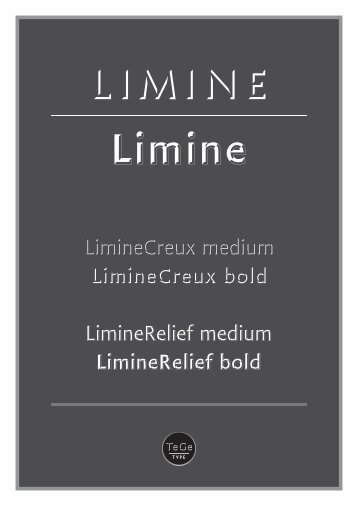 LimineCreux medium LimineCreux bold LimineRelief medium ...