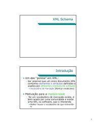 NameSpaces e XML Schema
