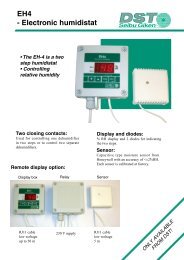 DST / EH4 / Digital RH controller & sensor / catalog