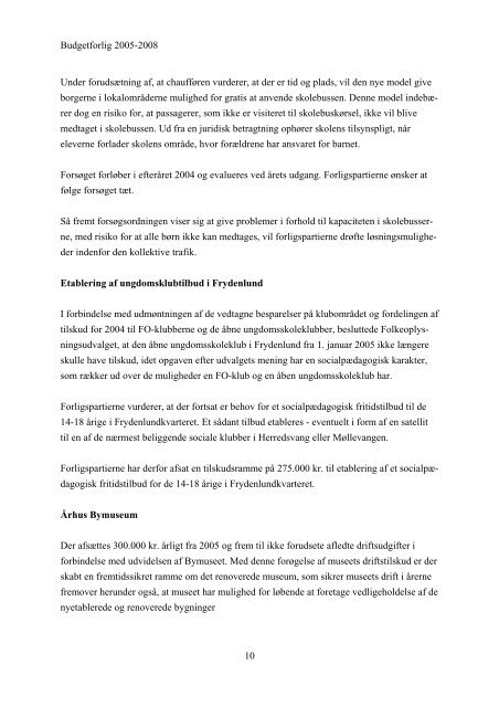 Budgetforlig 2005-2008 (pdf) - Urban Mediaspace Aarhus