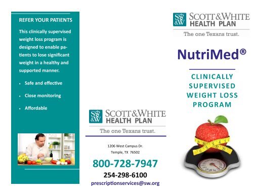 NutriMed Flyer to Patients