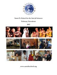 Santa Fe School for the Arts & Sciences February Newsletter 2012 ...