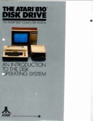 The Atari 810 Disk Drive - Strotmann.de