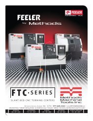 Feeler FTC-Series Brochure - Methods Machine Tools