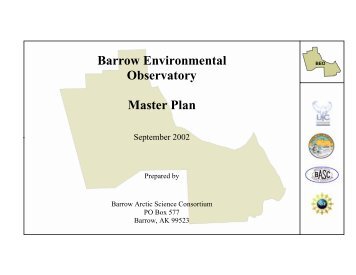 Barrow Environmental Observatory Master Plan - Barrow Arctic ...