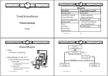 Trond Kristoffersen Klassifikasjon - Fagbokforlaget