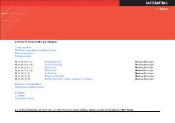2.TEMATS Ģeometriskie pārveidojumi Temata apraksts Skolēnam ...
