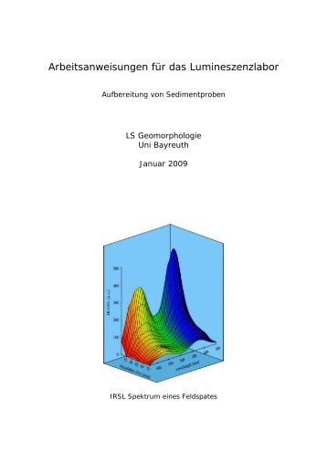 Arbeitsanweisungen für das Lumineszenzlabor