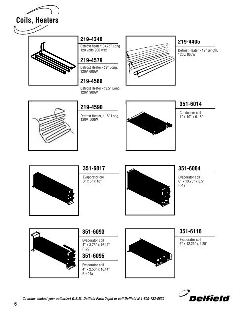 Delfield Parts Catalog