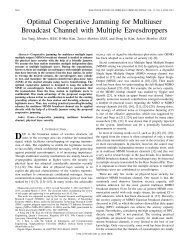 Optimal Cooperative Jamming for Multiuser Broadcast ... - IEEE Xplore