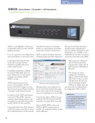 EBOX- Quad Serial / Ethernet / GPI Interface - JLCooper Electronics