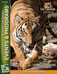 EVENTS & PROGRAMS - The Cincinnati Zoo & Botanical Garden