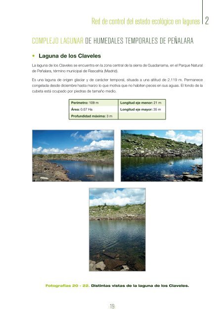 ValoraciÃ³n del estado ecolÃ³gico de las lagunas de la cuenca ...