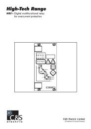 MRI1 - C&S Electric Limited