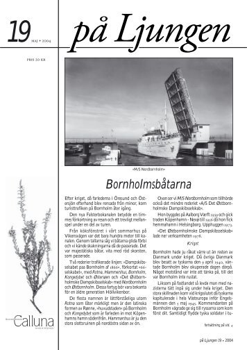 BornholmsbÃ¥tarna - KulturfÃ¶reningen Calluna