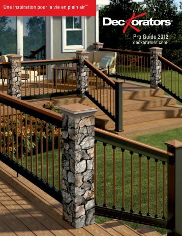 Deckorators Outdoor Living Products Professional Guide - French
