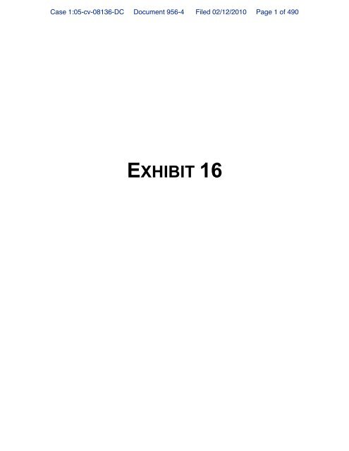 EXHIBIT 16 The Index Public -