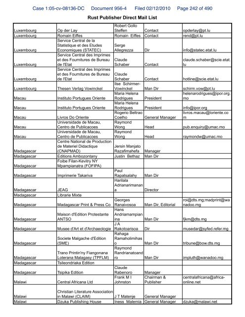 EXHIBIT 16 - The Public Index