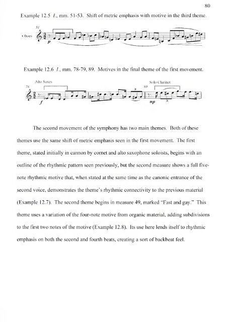 The Study and Application of Rhythmic Analysis for Wind Band ...