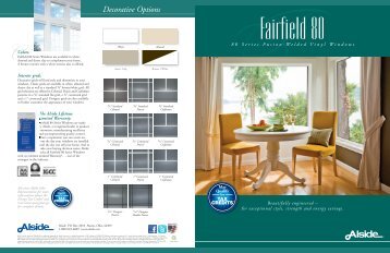 Fairfield 80 Series Download - Alside