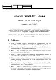 Discrete Probability - Übung - stuber.info