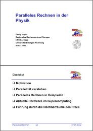 Paralleles Rechnen in der Physik - Blogdienst der Universität ...