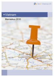 Maaraportti: vietnam - Finpro