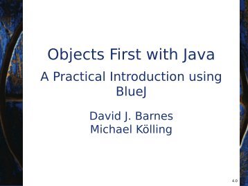 Objects First With Java - Chapter 1