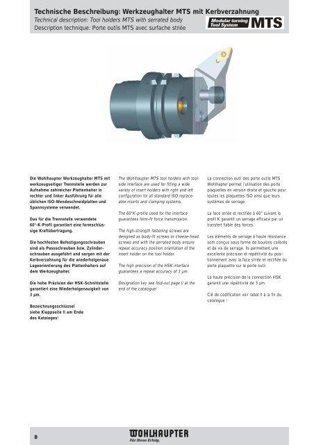 Modulares Drehwerkzeugsystem Modular Turning Tool ... - MS Spinex