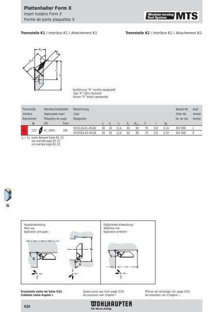 Modulares Drehwerkzeugsystem Modular Turning Tool ... - MS Spinex