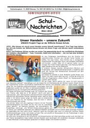 Schul- Nachrichten - Wilhelm-Kaisen-Schule