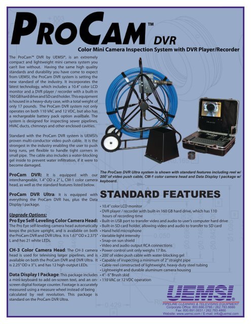 ProCam DVR Ultra - UEMSI