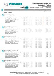 MediaJet® Papiere - Rauch GmbH